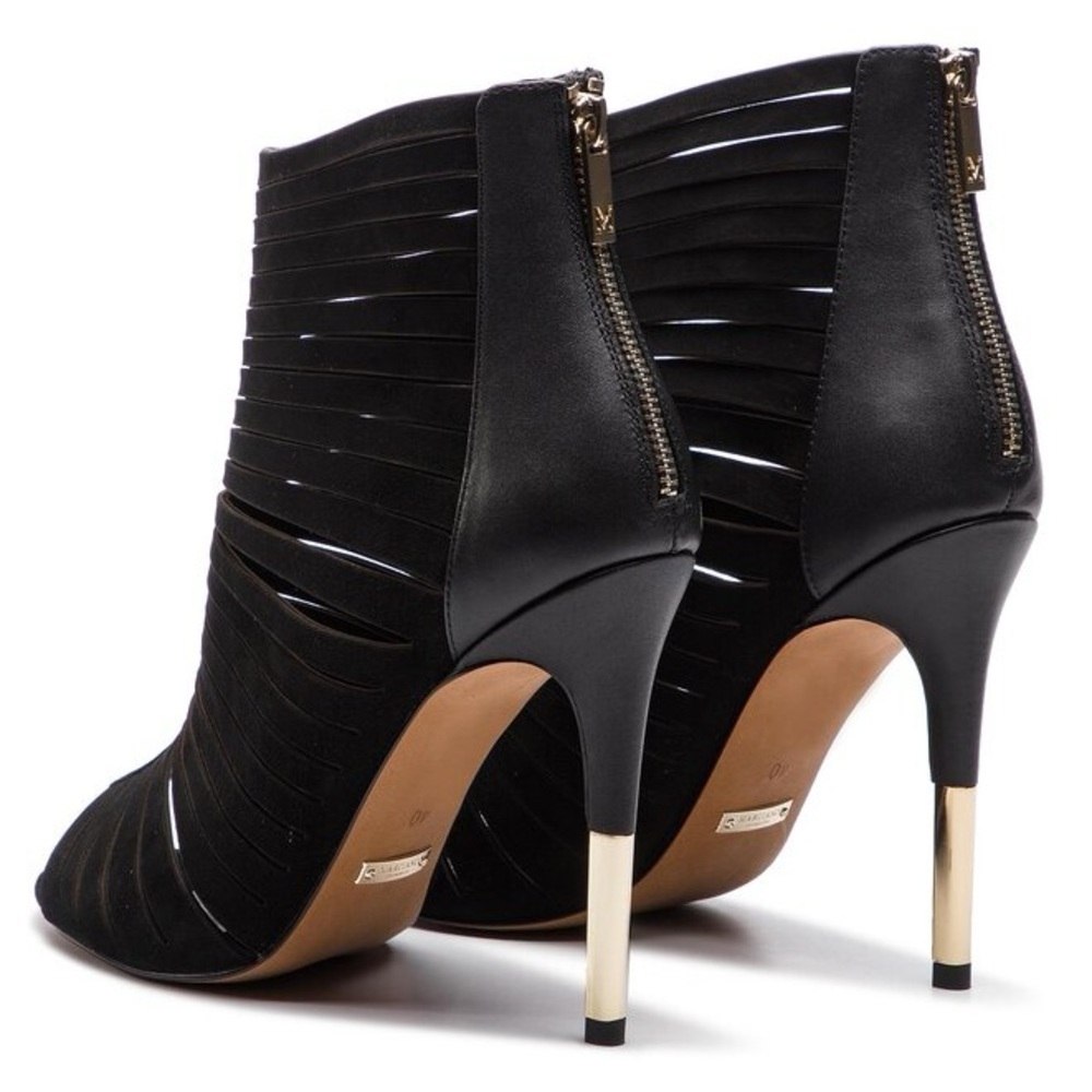 Marciano Black Heeled Ankle Boots